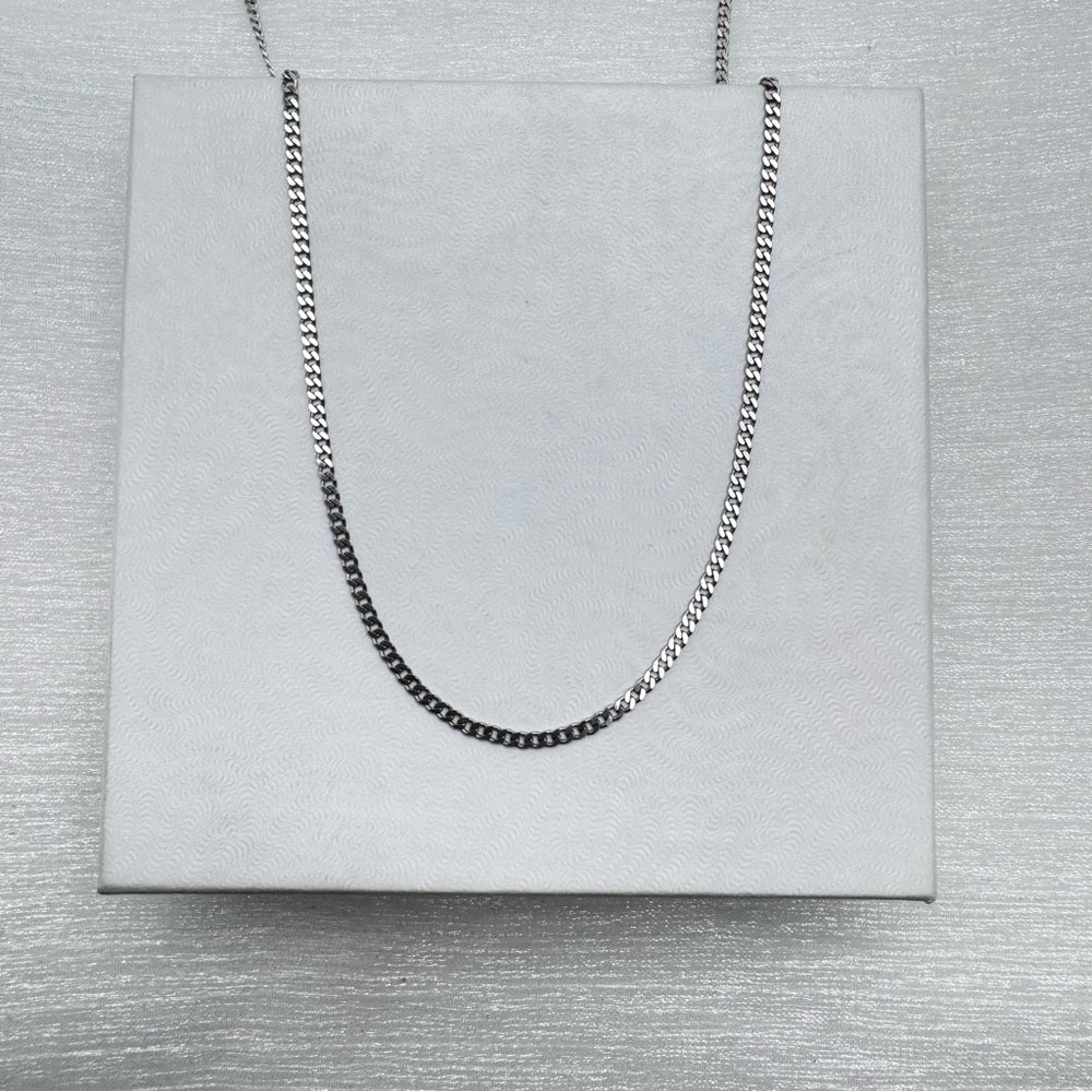 2mm Sterling Silver Curb Link Chain