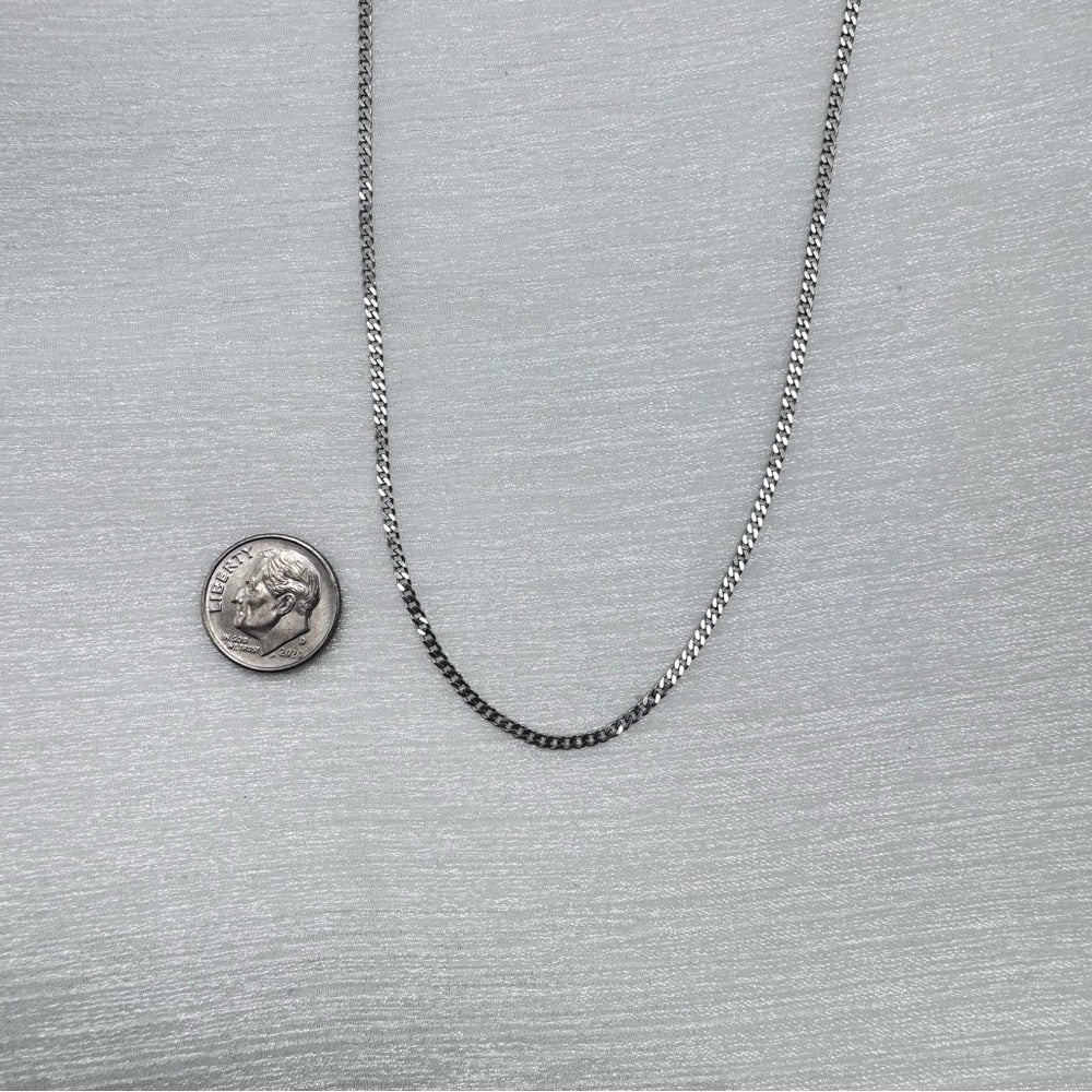 2mm Sterling Silver Curb Link Chain