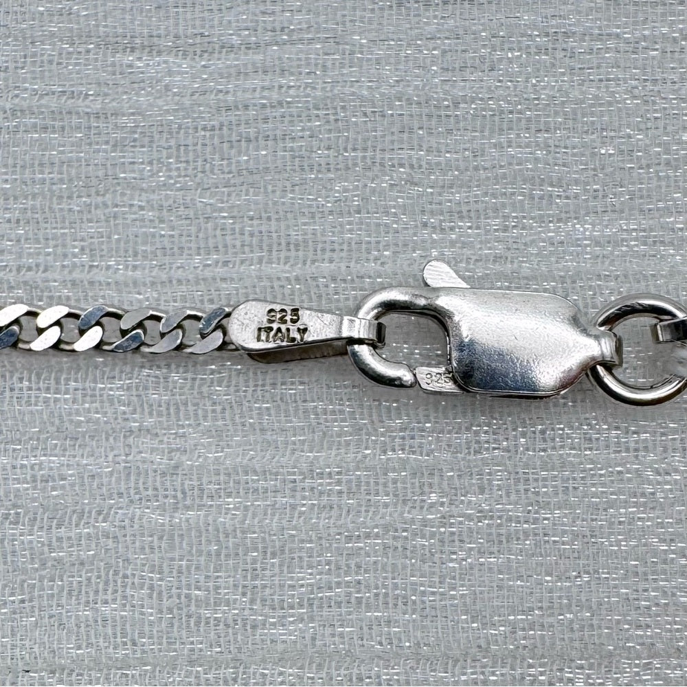 2mm Sterling Silver Curb Link Chain