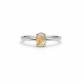 Ethiopian Opal Oval Ring