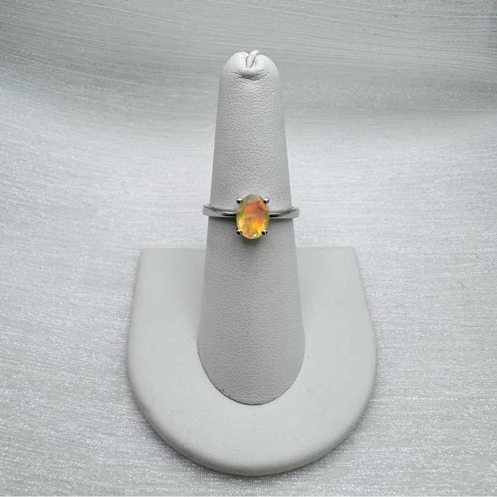 S925 Opal Oval Ring