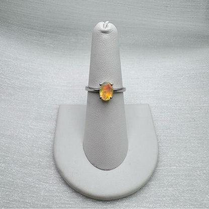 S925 Opal Oval Ring