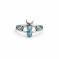 Larimar Moon Ring