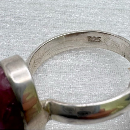 S925 Unicorn Stone Oval Ring