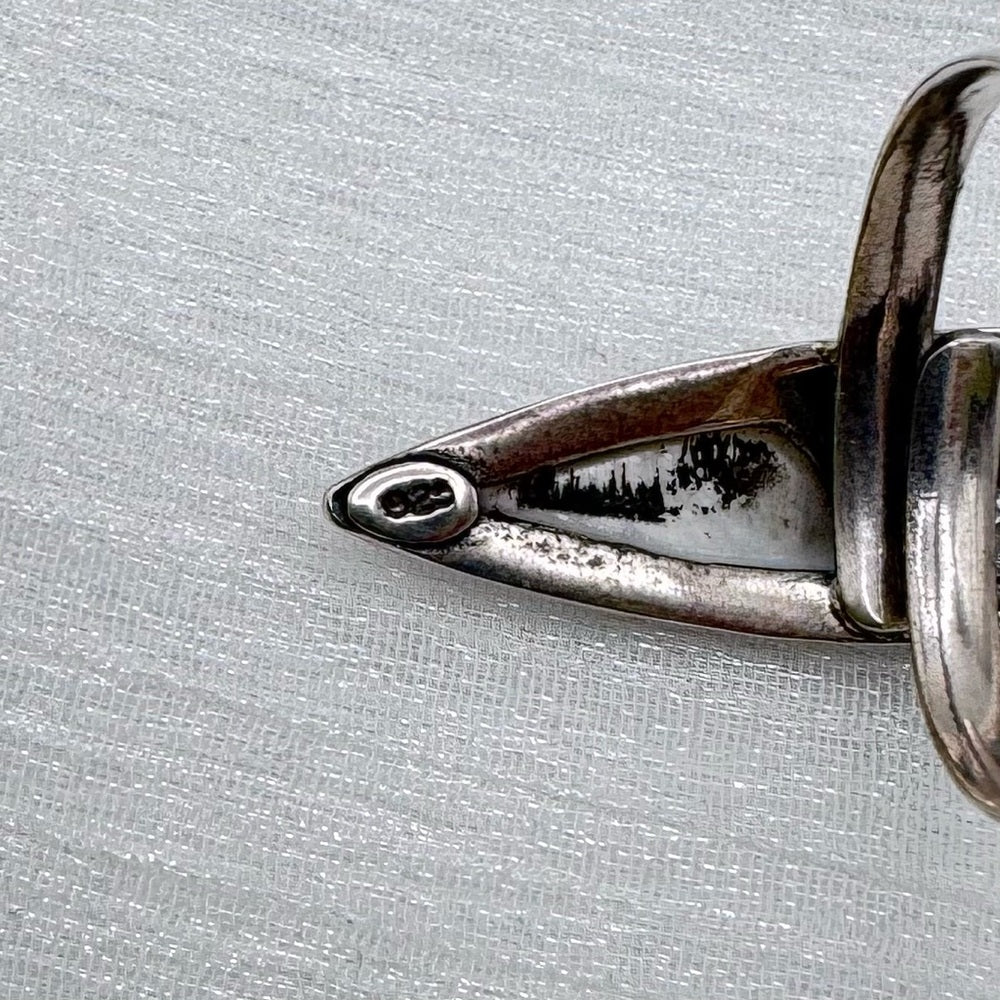 S925 Mother of Pearl Adjustable Ring