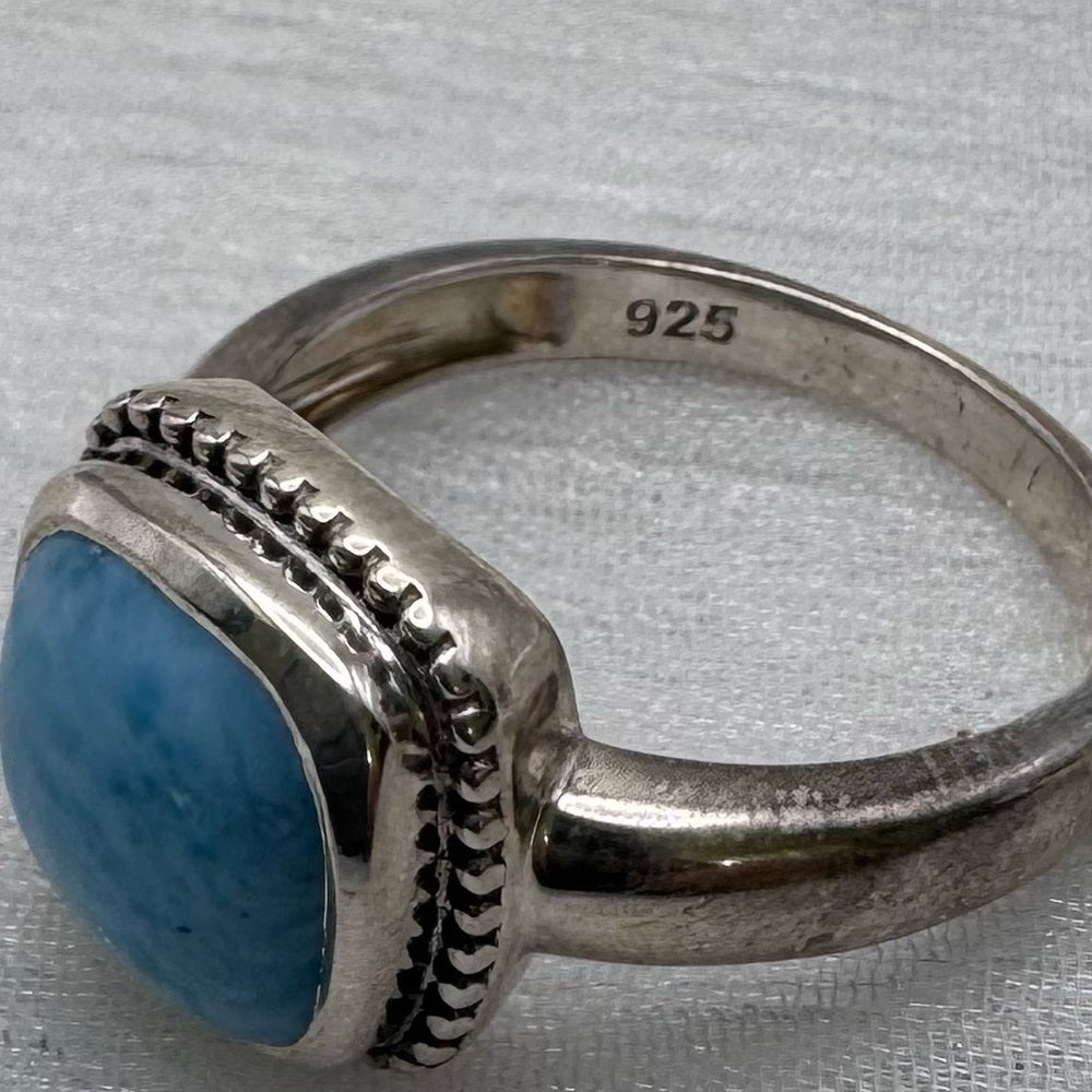 S925 Larimar Ring