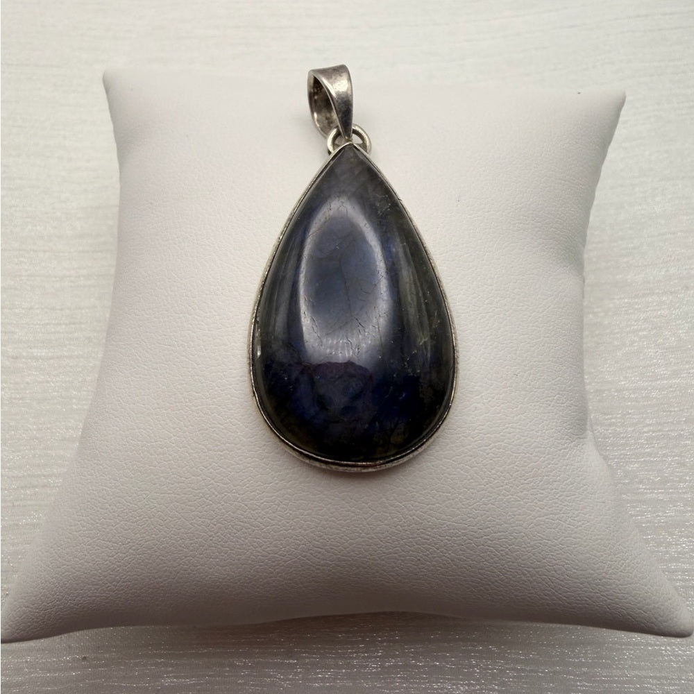 Labradorite Large Teardrop Pendant