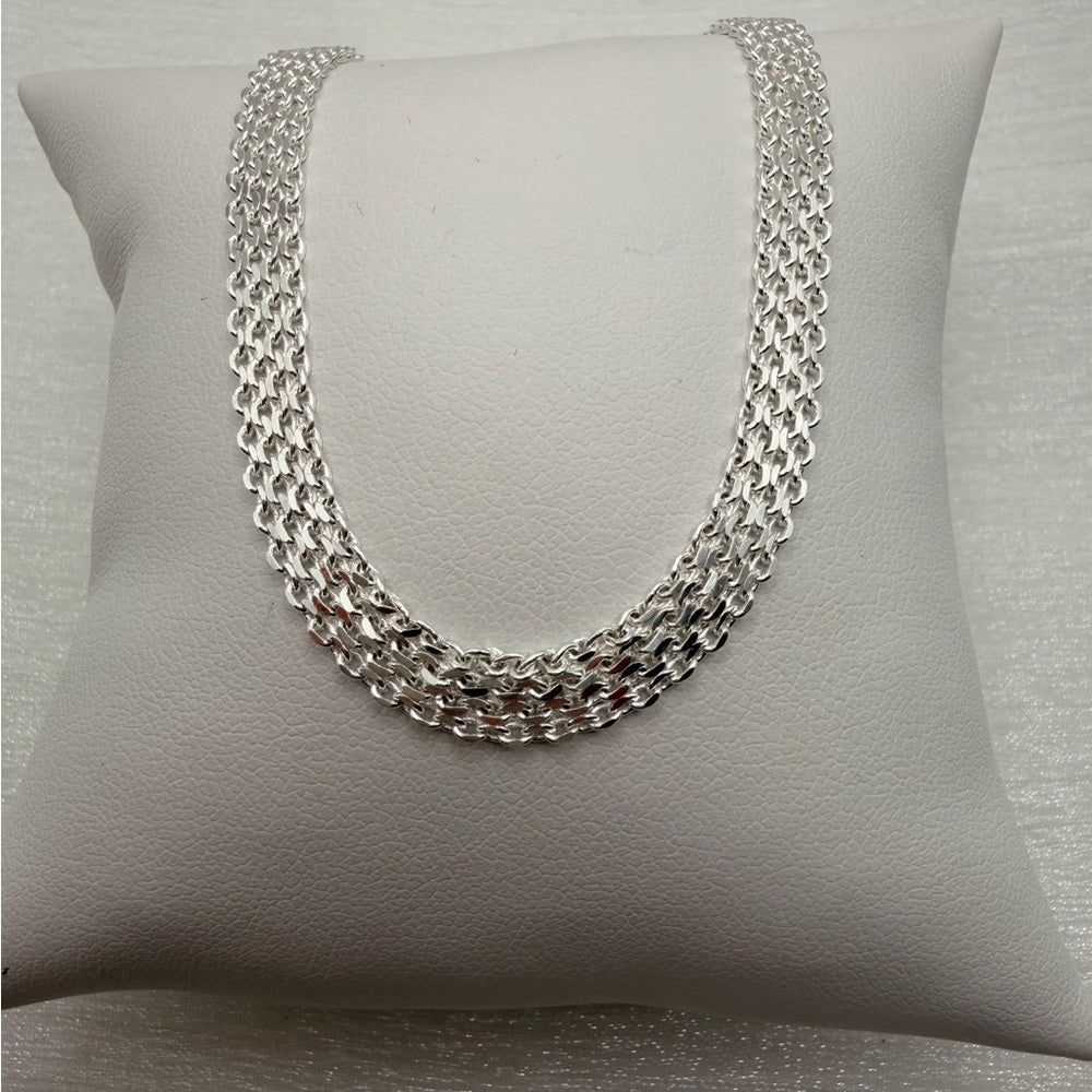 5mm Sterling Silver Mesh Link Chain