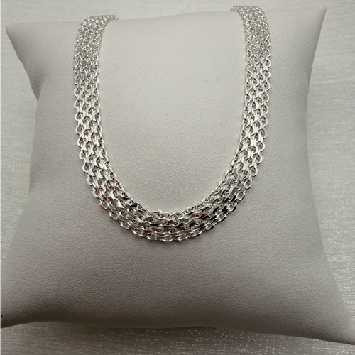 5mm Sterling Silver Mesh Link Chain