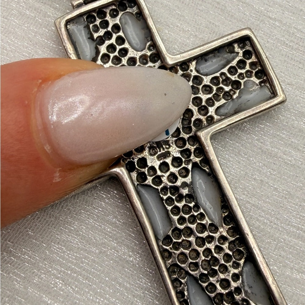 Mother of Pearl Cross Pendant