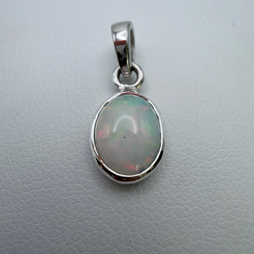 Ethiopian Opal Oval Pendant