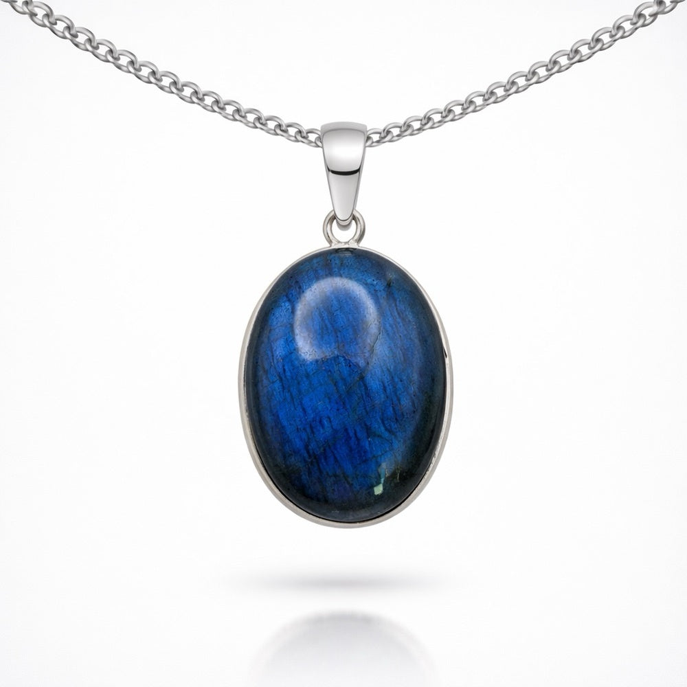 Labradorite Oval Pendant