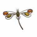 Baltic Amber Dragonfly Brooch