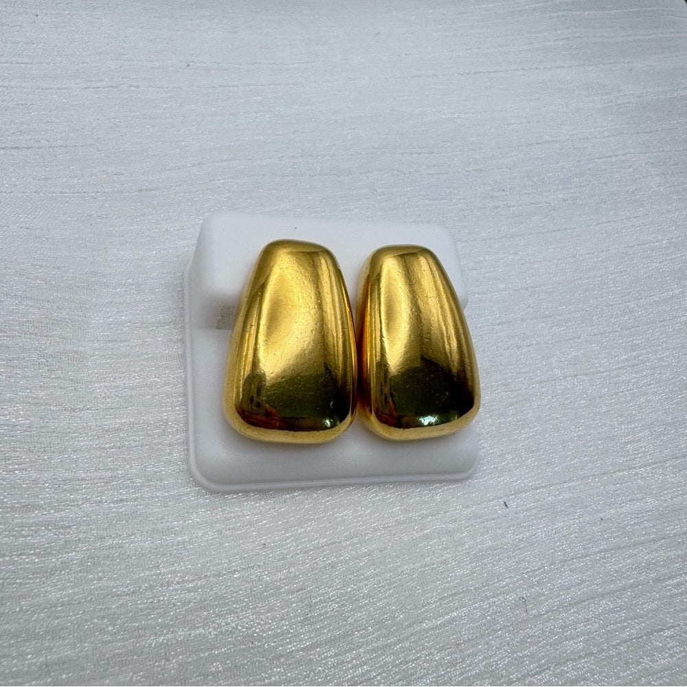 Stainless Steel Large Stud Earrings