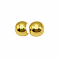 Stainless Steel Round Stud Earrings