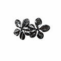 Stainless Steel Flower Stud Earrings