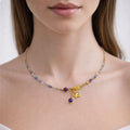 Rainbow Fluorite Adjustable Necklace 20” and 5” extender