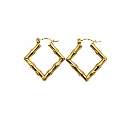 Olivia Square Bamboo Hoop