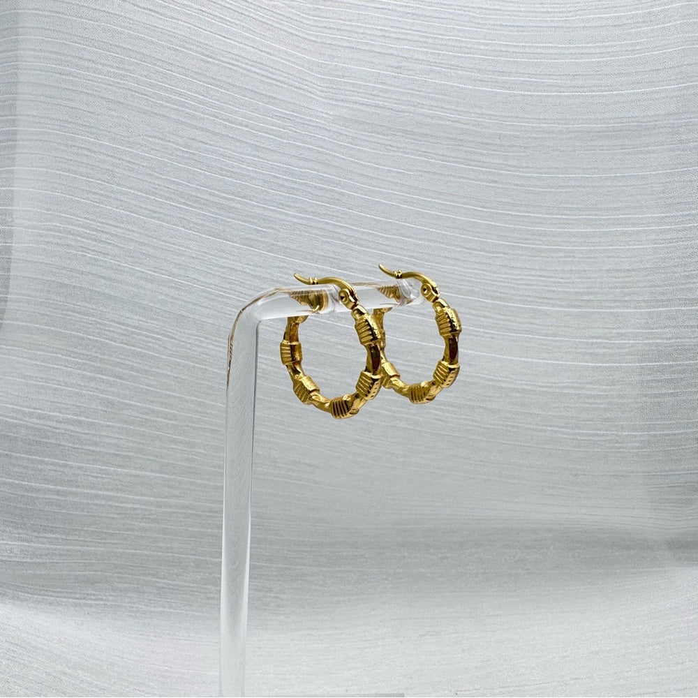 Laurie Gold Hoop Earrings