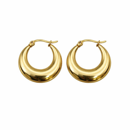 Madonna Gold Hoop Earrings
