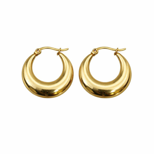 Madonna Gold Hoop Earrings