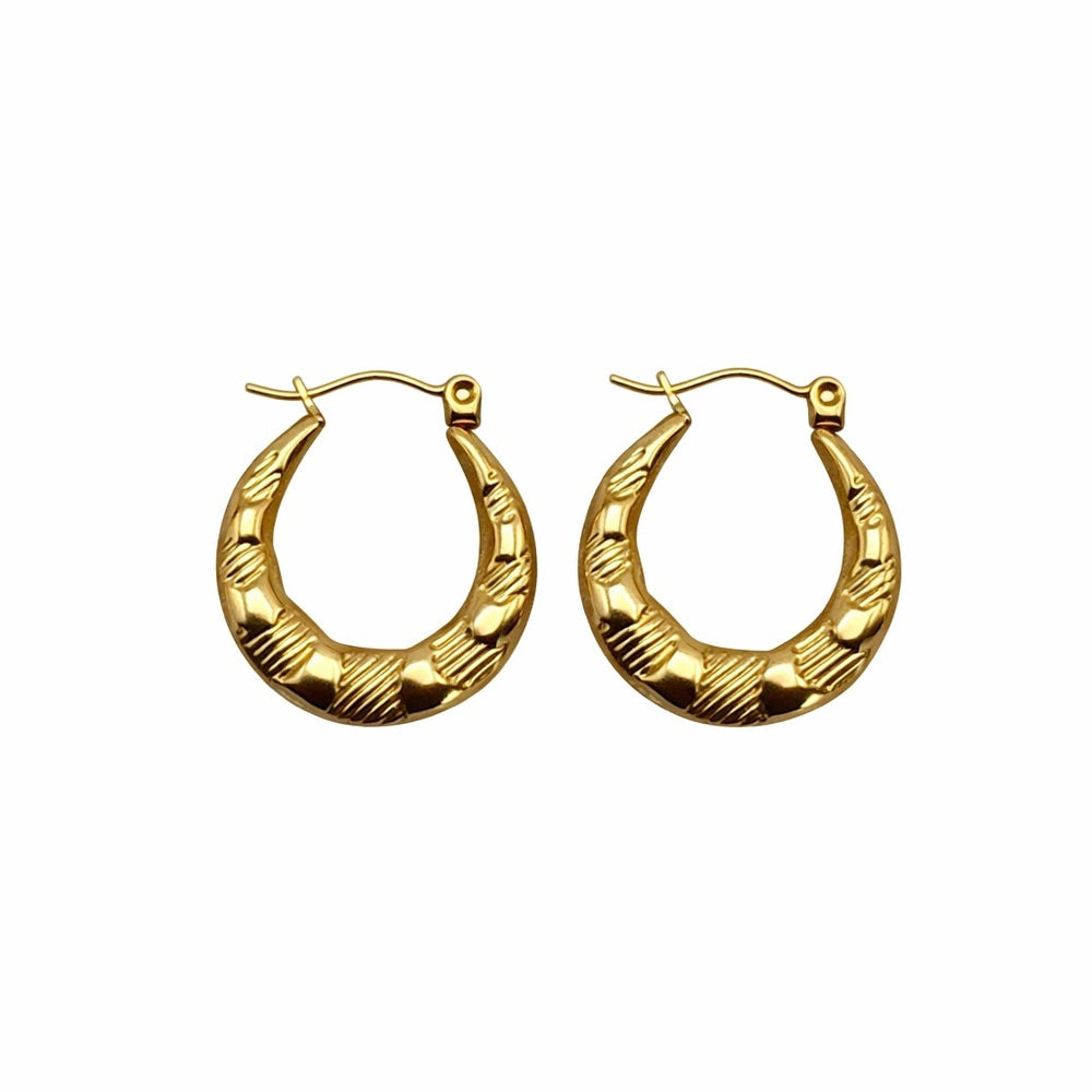 Kate Gold Hoop Earrings