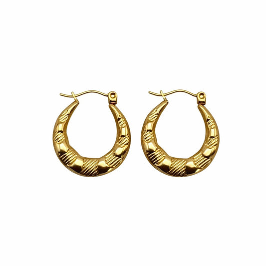 Kate Gold Hoop Earrings