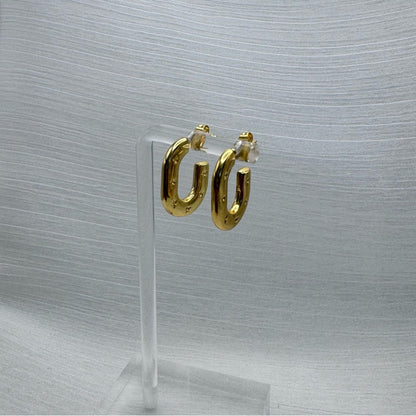 Jackie Gold Stud Earrings