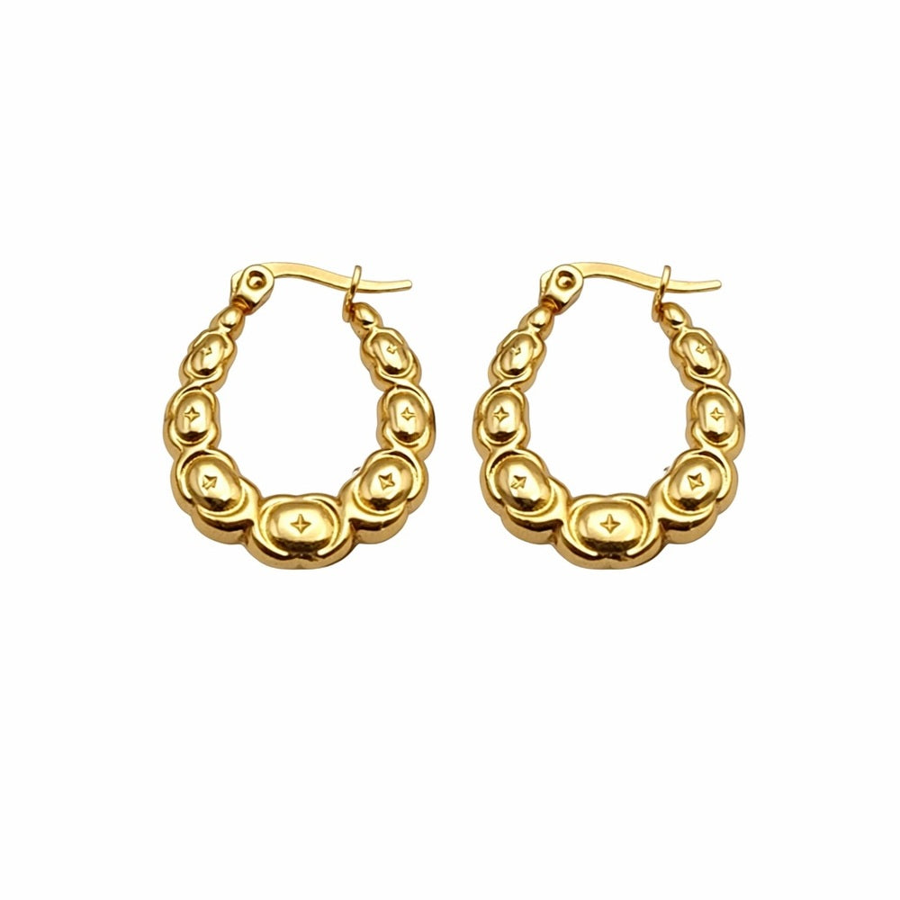 Taylor Gold Hoop Earrings