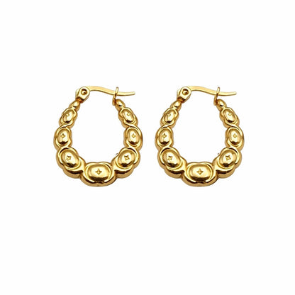 Taylor Gold Hoop Earrings