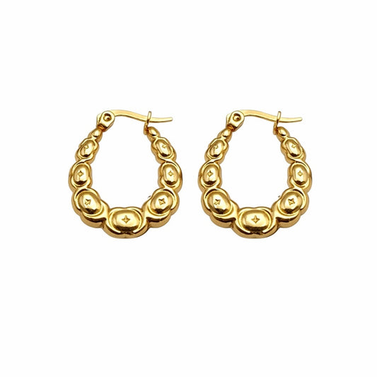 Taylor Gold Hoop Earrings