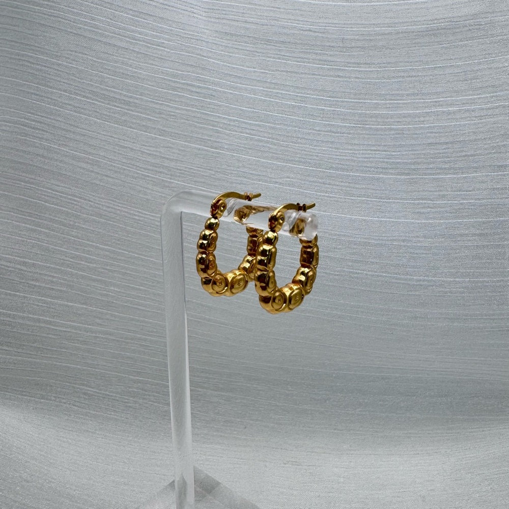 Taylor Gold Hoop Earrings