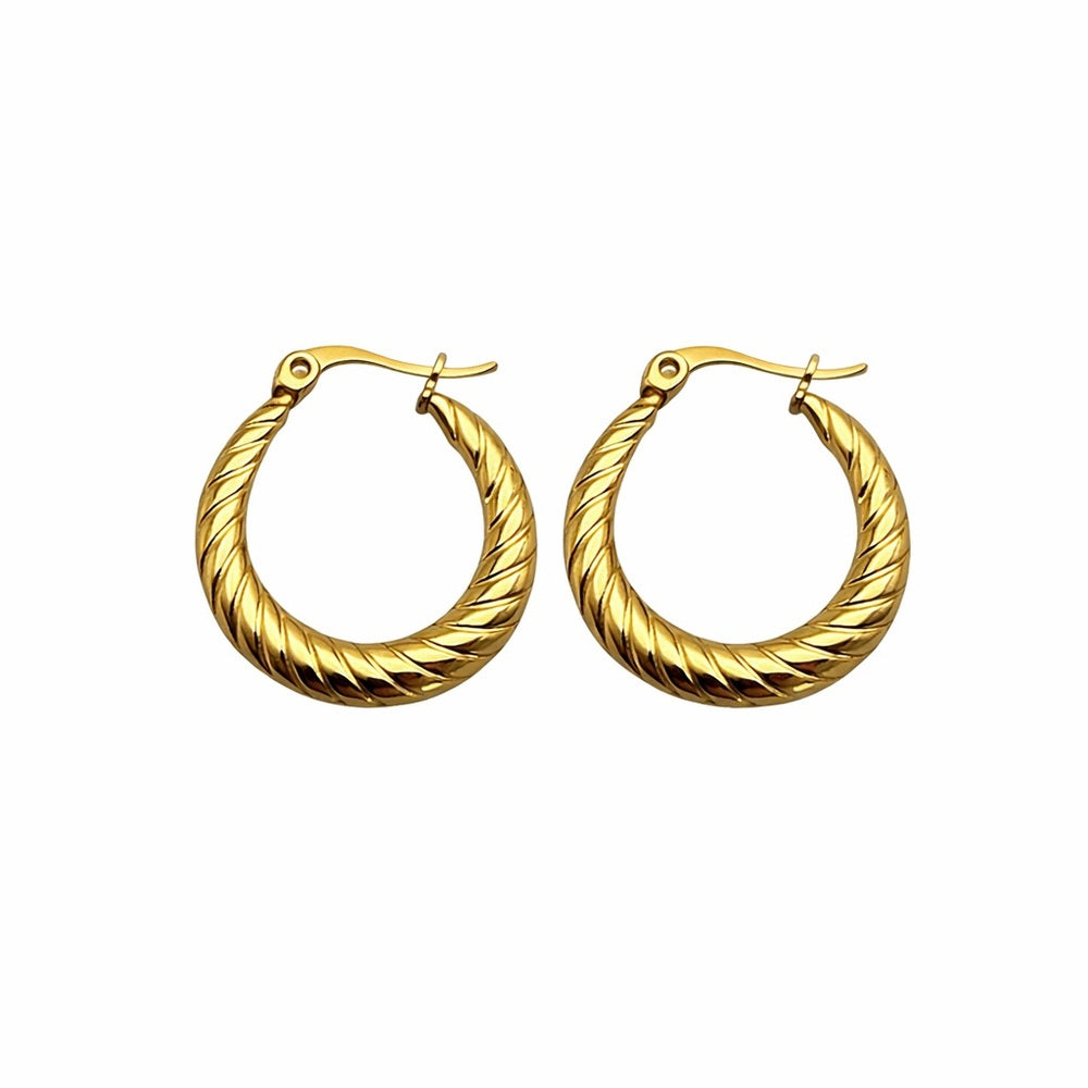 Mia Gold Hoop Earrings