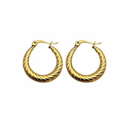 Mia Gold Hoop Earrings