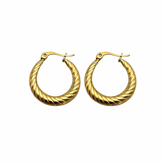 Mia Gold Hoop Earrings