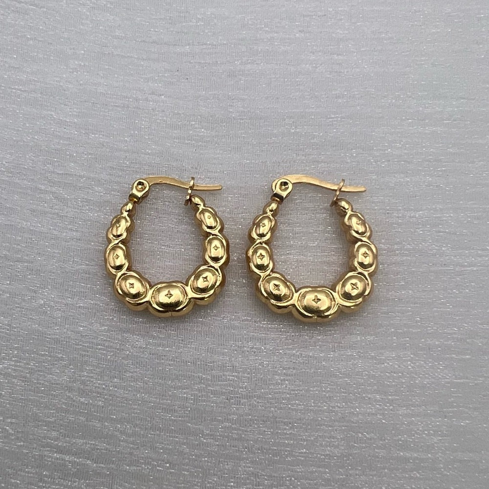Taylor Gold Hoop Earrings
