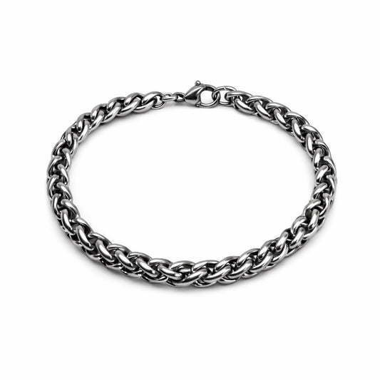 Wheat Chain Stainless Steel Bracelet
