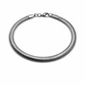 6mm Silver Herringbone Stainless Steel Bracelet