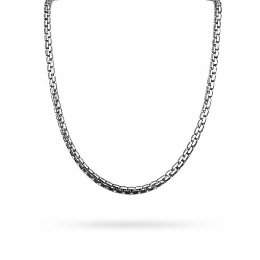2.5mm | Silver | Flat Box Link Chain