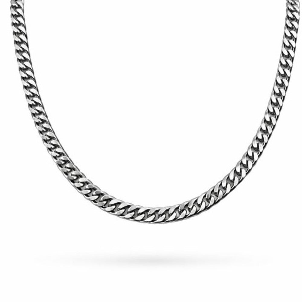 5.5mm | Silver | Curb Link Chain