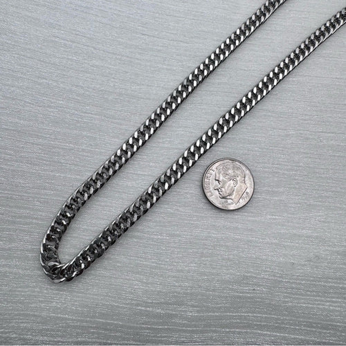 5.5mm | Silver | Curb Link Chain