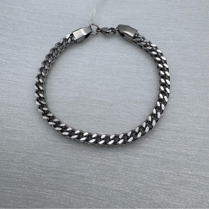5.5mm | Silver | Box Chain Bracelet