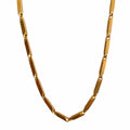 3mm Gold Stainless Steel Geometric Chain