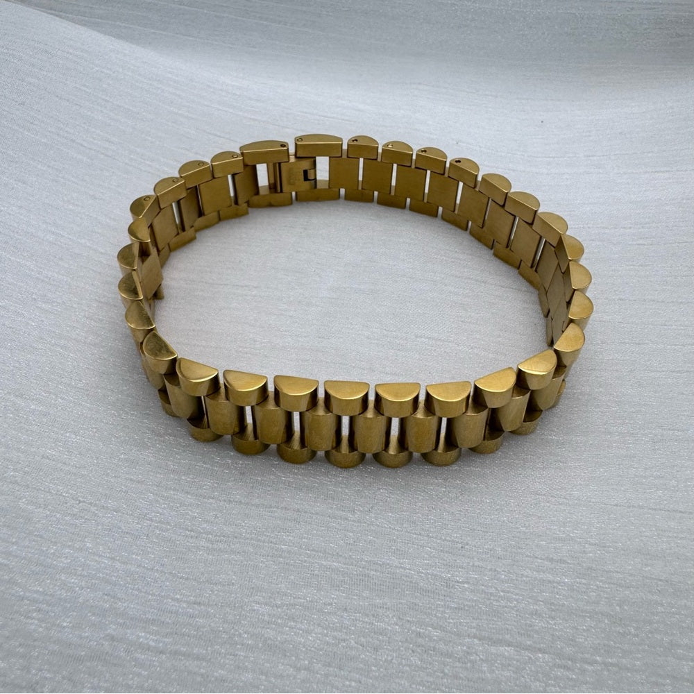 15mm Gold Jubilee Band Bracelet
