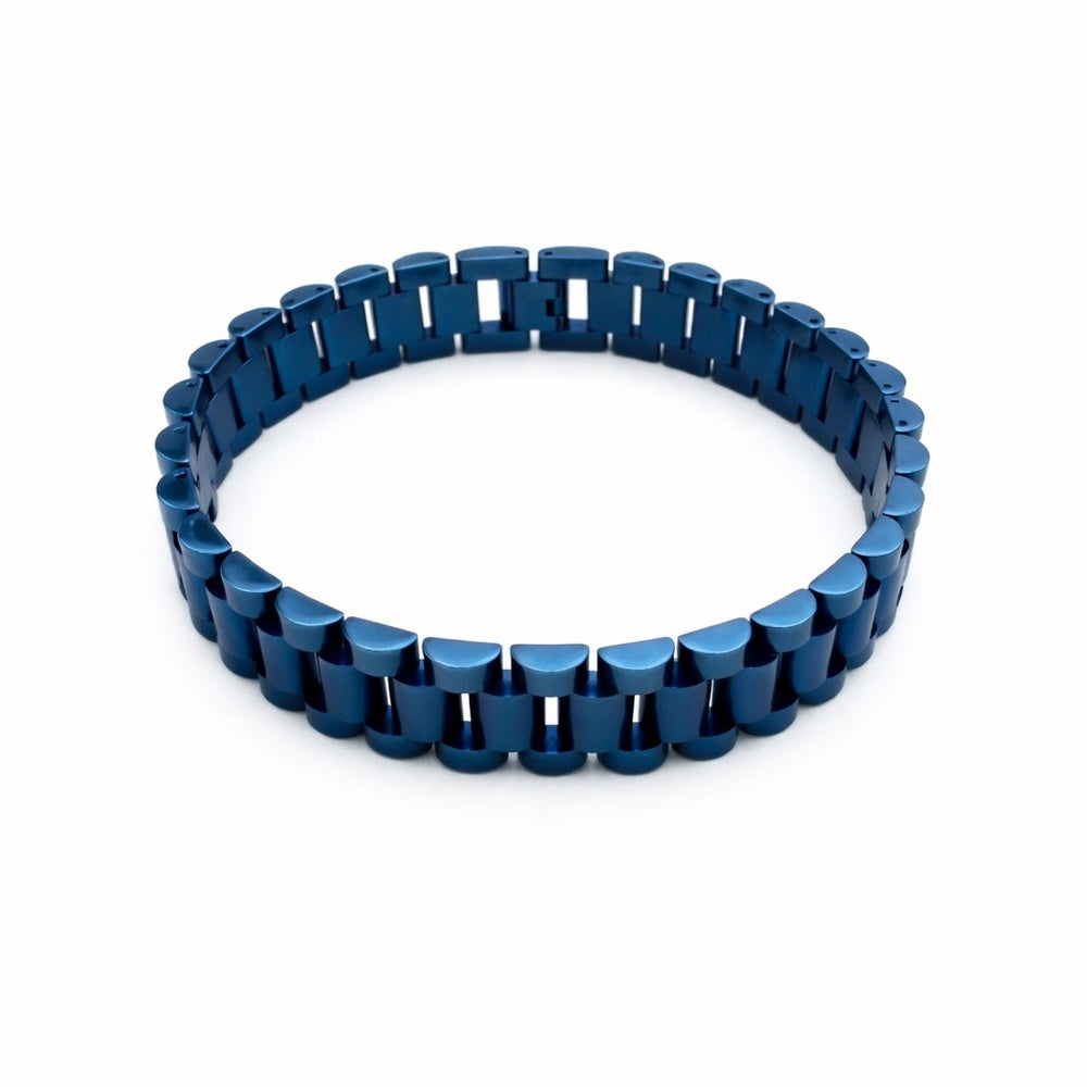 15mm Blue Jubilee Band Bracelet
