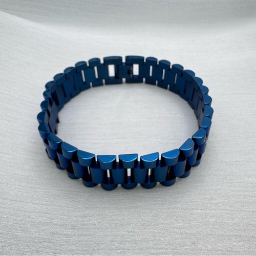 15mm Blue Jubilee Band Bracelet