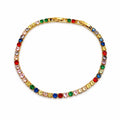 Multicolor Crystal Tennis Bracelet