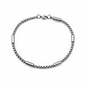 3.5mm Silver Box Chain Bracelet