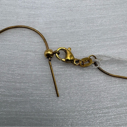 1mm Gold Stainless Steel Star Charm Rope Link Chain