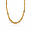 3.5mm Gold Stainless Steel Snail Link Chain